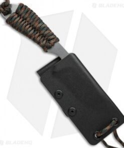 Alternative view of White River Knives Backpacker Knife Green Camo Paracord (3" Stonewash)