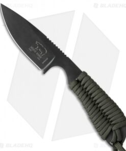 White River Knives Backpacker Knife OD Green Paracord (3" Black)