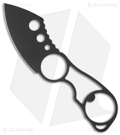 White River Knives Knucklehead Neck Knife (3.875" Black)