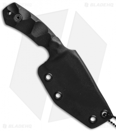 Wilmont Knives EDC Fixed Blade Knife Black G-10 (2.875" Acid Wash) - Image 2