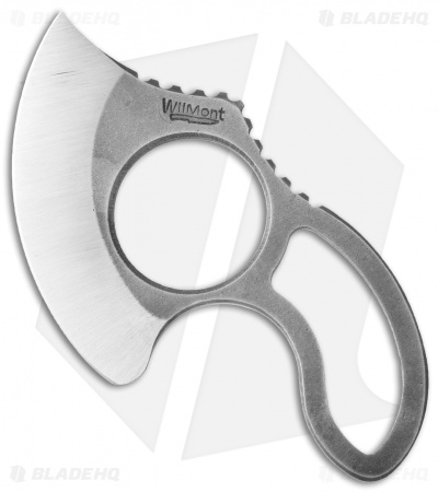 Wilmont Knives Little Skinner Knife + Leather Wallet/Sheath (2.25" Satin)