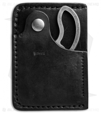 Wilmont Knives Little Skinner Knife + Leather Wallet/Sheath (2.25" Satin) - Image 2