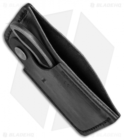 Wilmont Knives Little Skinner Knife + Leather Wallet/Sheath (2.25" Satin) - Image 3